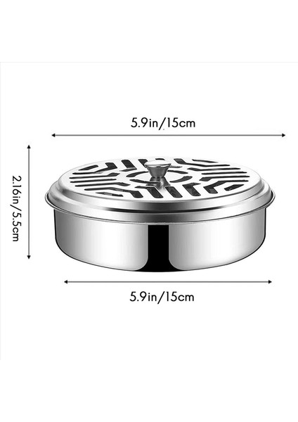 Sivrisinek Bobinleri Için 4x Paslanmaz Çelik Tutucu Fireproof Sivrisinek Spiral Konteyner Metalik Sivrisinek Tutucu (Yurt Dışından) modelleri