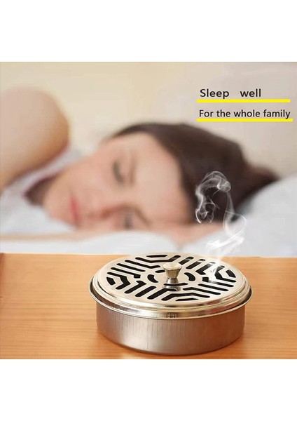 Sivrisinek Bobinleri Için 4x Paslanmaz Çelik Tutucu Fireproof Sivrisinek Spiral Konteyner Metalik Sivrisinek Tutucu (Yurt Dışından) indirimleri