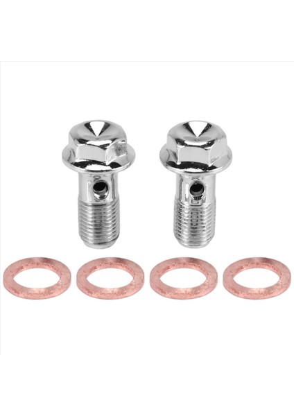 2x Motosiklet Paslanmaz Fren Banjo Cıvatası M10 x 1,0 mm Kaliper Ana Silindiri (Yurt Dışından) fiyatları