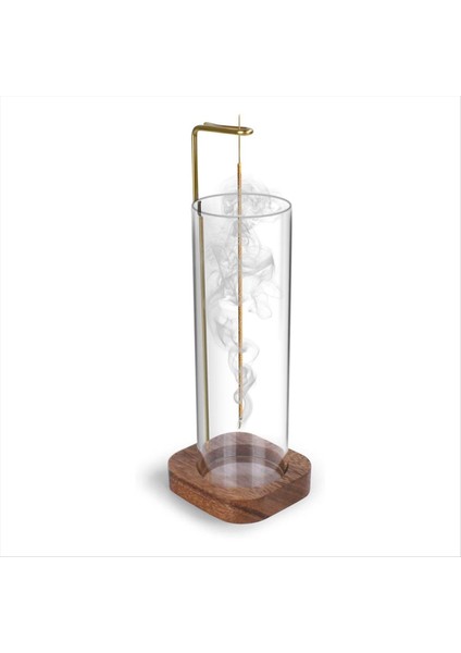 Çıkarılabilir Cam Kül Catcher ile Tütsü Tutucu Mess Free Tütsü Brülör Tutucu Tütsü Çubuk Tutucu (Yurt Dışından)