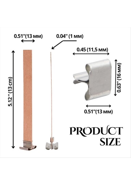 151PCS Mum Yapım Seti - Mum Için Mum Için Metal Tabanlı Ahşap Mum Fitiller Mumlar Için Dumansız Ahşap Fitiller (Yurt Dışından) fırsatları