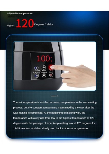 Mum Yapımı Balmumu Eritme Potu Diy Balmumu Mandalı Mum Yapımı Yetişkinler Için LED Sıcaklık Ekran Yeni Başlayan Eu Fiş (Yurt Dışından) modelleri