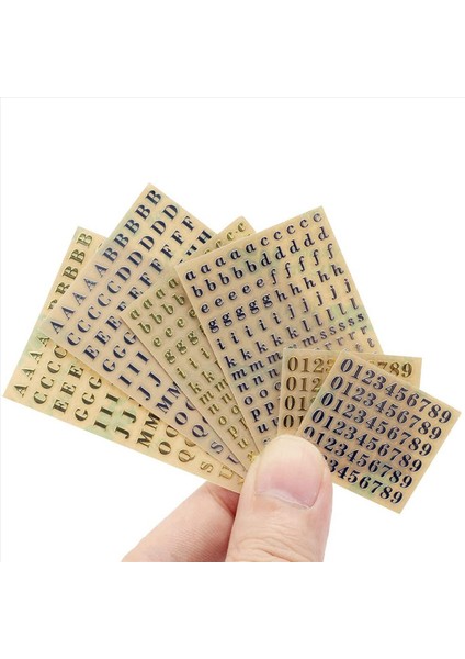 18 Yaprak Küçük 0 12 Inç Alfabe Sayısı Çıkartmalar Parıltı Alaşım Kendi Yapışkan Harfler Çıkartmalar Altın/gümüş (3mm) (Yurt Dışından) fiyatları
