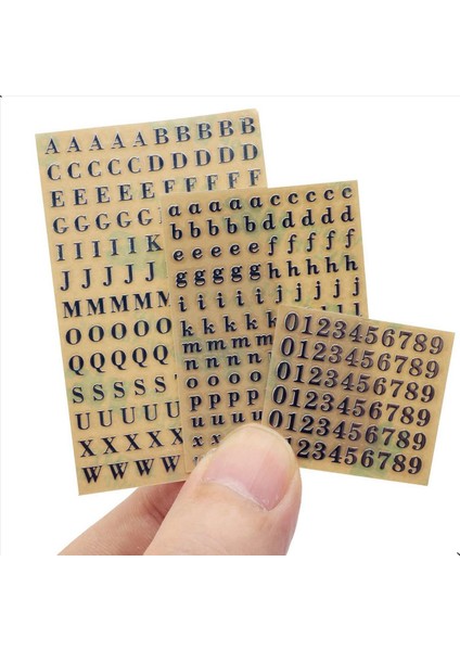 18 Yaprak Küçük 0 12 Inç Alfabe Sayısı Çıkartmalar Parıltı Alaşım Kendi Yapışkan Harfler Çıkartmalar Altın/gümüş (3mm) (Yurt Dışından) modelleri