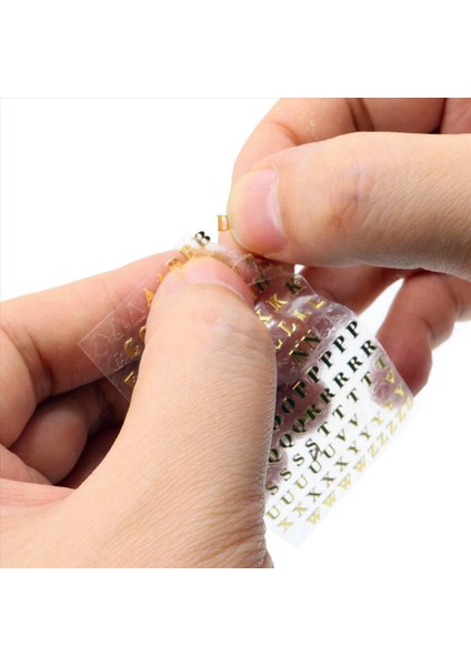 18 Yaprak Küçük 0 12 Inç Alfabe Sayısı Çıkartmalar Parıltı Alaşım Kendi Yapışkan Harfler Çıkartmalar Altın/gümüş (3mm) (Yurt Dışından) indirimleri