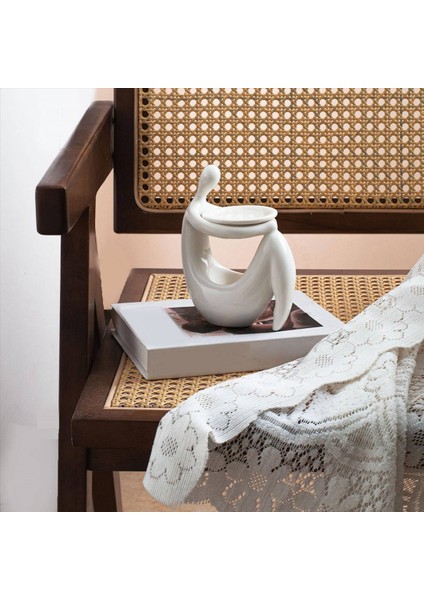 Yağ Brülör Şık Tutucu Mum Mum Tart Brülör Difüzör Dekor Spa Meditasyon Yatak Odası Ev Dekor Hediye Süslemesi (Yurt Dışından) fırsatları