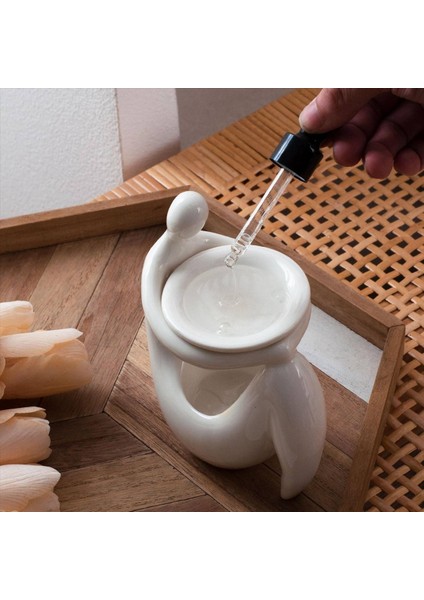 Yağ Brülör Şık Tutucu Mum Mum Tart Brülör Difüzör Dekor Spa Meditasyon Yatak Odası Ev Dekor Hediye Süslemesi (Yurt Dışından) indirimleri