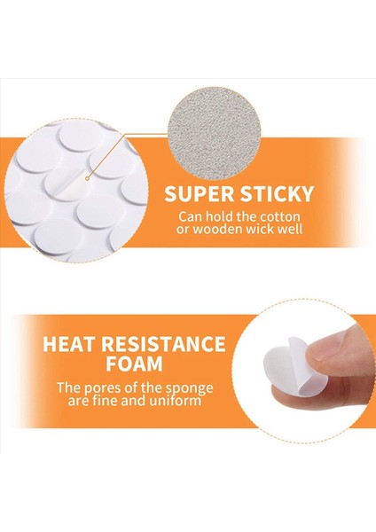 2000 Parçalar Mum Fitil Çıkartmaları 2 mm Balmumu Çıkartmaları Mum Fitil Tutkal Termal Dirençli Tutkal Sıcak Balmumu (Yurt Dışından) indirimleri