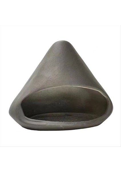 Seramik Tütsü Tutucu El Yapımı Leke Kasesi Yoga Için Adaçayı Yakan Tepsiye Tütsü Brülör - Çubuk Uyumlu Siyah (Yurt Dışından)