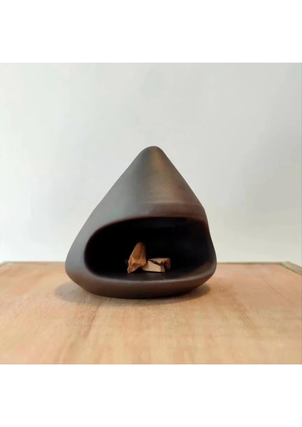 Seramik Tütsü Tutucu El Yapımı Leke Kasesi Yoga Için Adaçayı Yakan Tepsiye Tütsü Brülör - Çubuk Uyumlu Siyah (Yurt Dışından) fiyatları