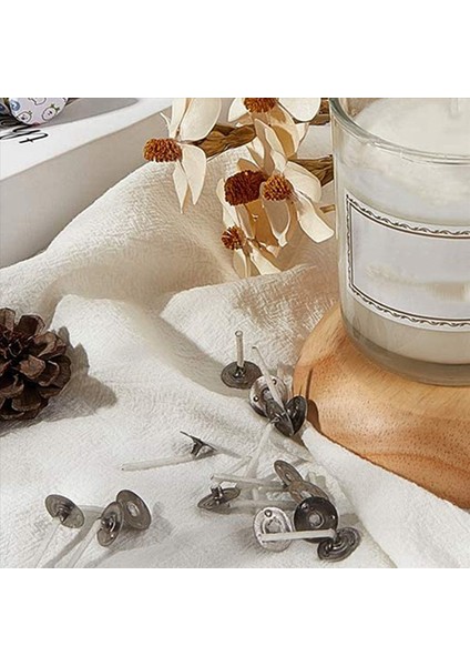 10000PCS Mum Fitiller 1 Inç Düşük Duman Mum Fitil Metal Sekmeleri ile Çay Hafif Fitiller Mum Yapımı Için (Yurt Dışından) fırsatları