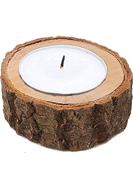 24PCS Ahşap Mum Tutucu Masa Için Düğün Partisi Için Votive Tealight Sahibi Cadılar Bayramı Noel Partisi Ev Dekor (Yurt Dışından) indirimleri