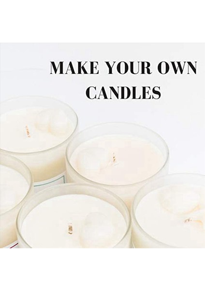 Mum Yapımı Için 3x Beyaz Balmumu Peletleri Dıy Mumlar Için Kolay Eriyen Balmumu Pastilleri (1 Lb) (Yurt Dışından) fiyatları