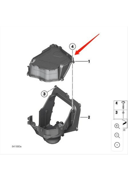 Filtre Blower Motorlu Hosuing Kapaklı Muhafaza Kapağı 64119216222 64116987597 Bmw F18 F07 F10 F11 F06 F12 F13 (Yurt Dışından) fırsatları