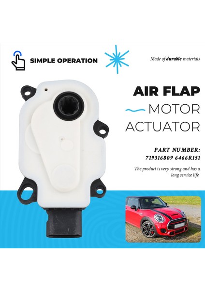 Bmw Mini F10 F11 F60 Hava Flep Motor Aktüatörü 719316809 6466R151 Deklanşör Grille Hava Aktüatör Motoru (Yurt Dışından) fırsatları