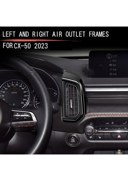 Araba Gösterge Tablosu Hava Çıkış Çerçevesi Kapak Klima Mazda CX50 Cx-50 2023 2024 Lhd B Için (Yurt Dışından) indirimleri