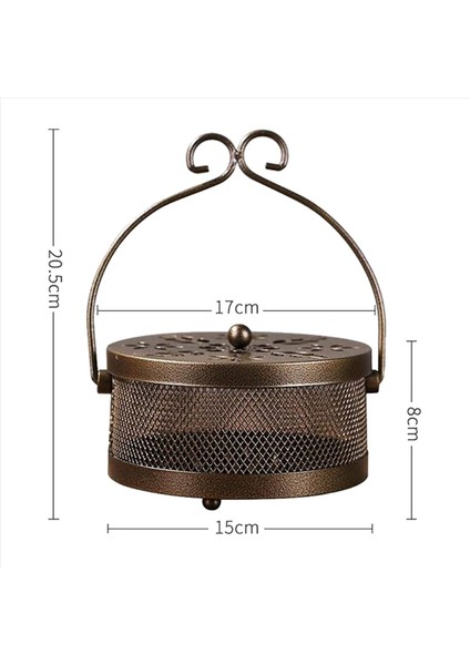 Sivrisinek Tutucusu Sivrisinek Kutusu Retro Taşınabilir Yangın Sandal Ağacı Tütsü Buzağı Kaplı 2 Pc (Yurt Dışından) fırsatları