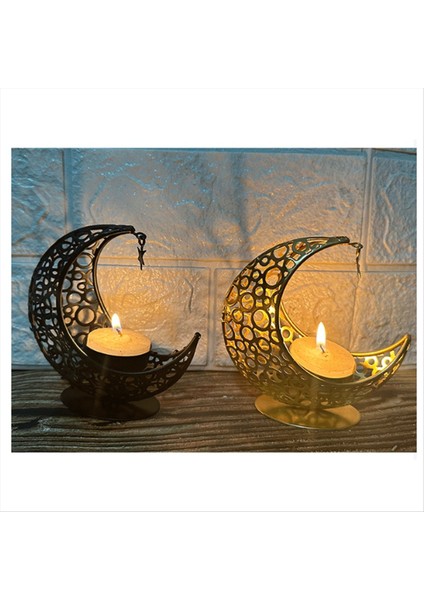 B-Candle Tutucu Ramazan Metal Şamdan Eid Mübarek Dekorasyon Işık Lüks Düğün Müslüman Partisi Eid Al Adhagift (Yurt Dışından) fırsatları