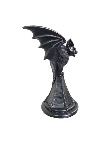 Gotik Yarasa Mum Tutucu Gotik Heykelcik Siyah Reçine Mum Tutucu Cadılar Bayramı Mum Tutucu Dekorasyon Ev Bahçesi (Yurt Dışından)