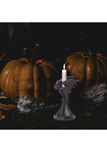 Gotik Yarasa Mum Tutucu Gotik Heykelcik Siyah Reçine Mum Tutucu Cadılar Bayramı Mum Tutucu Dekorasyon Ev Bahçesi (Yurt Dışından) fırsatları