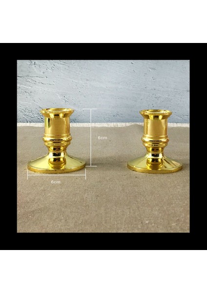 50X Altın Sütun Mum Tabanı Konik Mum Tutucu Şamdan Noel Partisi Dekor (Yurt Dışından) modelleri