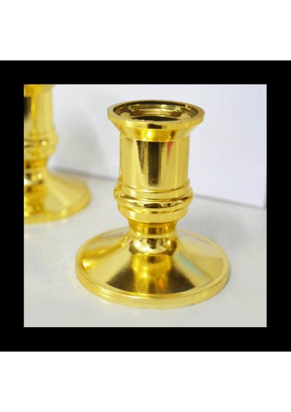 50X Altın Sütun Mum Tabanı Konik Mum Tutucu Şamdan Noel Partisi Dekor (Yurt Dışından) fırsatları