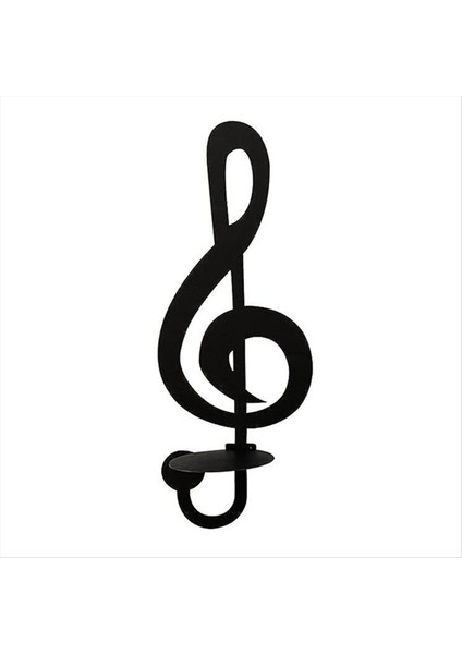 A-Sandviç Tutucu Duvara Monte Yaratıcı El Yapımı Metal Müzik Notu Anahtar Şekli Çay Işık Ekran Standı Ev Dekor (Yurt Dışından)