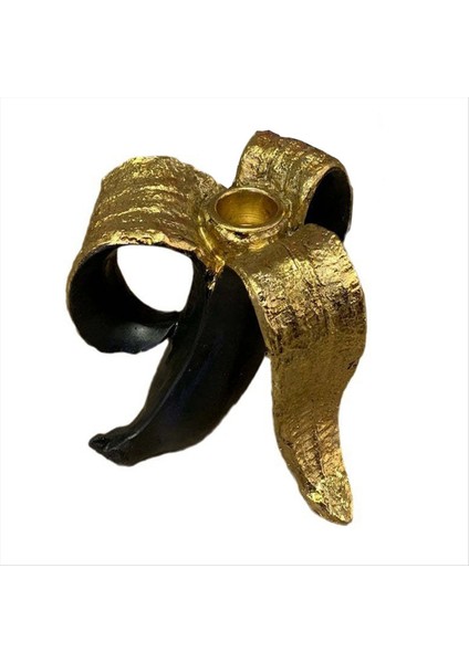 Klasik Şamdan Tutucu Kişilik Banana Şekiş Şam Tutucu Ana Masa Şamdan Partisi Özel Sahne Ev Deco-A (Yurt Dışından)