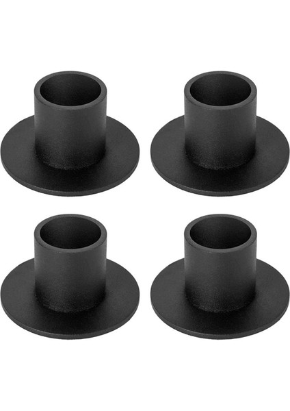 4 Adet Siyah Mum Tutucular Retro Şamdan Tutucu Çiftlik Evi Ev Sahibi Ev Taşınma Hediyesi (Yurt Dışından)