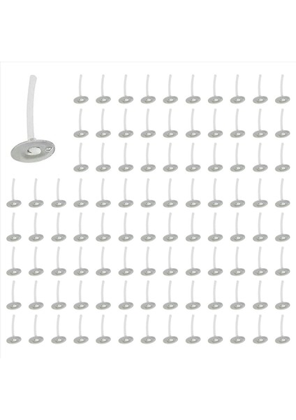 3000PCS Mum Fitiller 1 Inç Düşük Duman Mum Fitil Metal Sekmeleri ile Çay Hafif Fitiller Mum Yapımı Için (Yurt Dışından)
