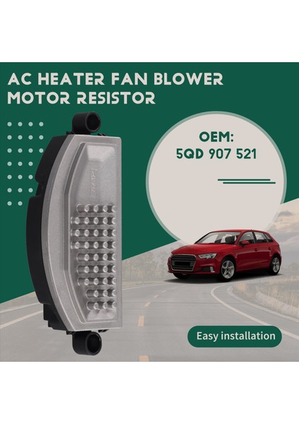 Vw Golf 7 Mk7 Audi A3 Octavia 5QD907521 Için Ac Isıtıcı Fan Üfleyici Motor Direnç Dirençi Klima Regülatörü 5Q0907521 (Yurt Dışından) fırsatları