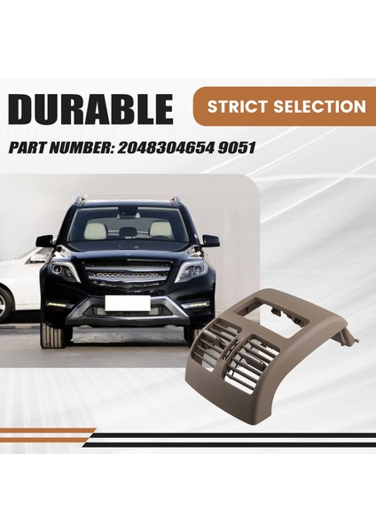 Arka Merkez Konsol A/c Hava Havalandırma Arka Arka Köşe Klima Izgarası Mercedes Benz X204 Glk Sınıfı 2008-2015 Bej (Yurt Dışından) fırsatları