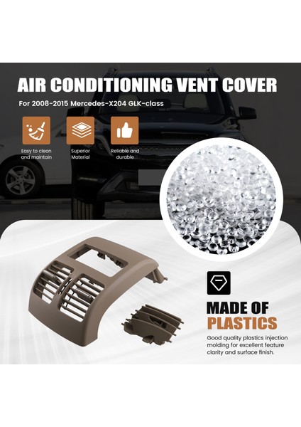 Arka Merkez Konsol A/c Hava Havalandırma Arka Arka Köşe Klima Izgarası Mercedes Benz X204 Glk Sınıfı 2008-2015 Bej (Yurt Dışından) indirimleri