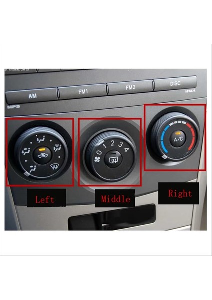 55903-12100 Araç Klima Paneli Anahtarı Ac Kontrol Anahtarı Toyota Corolla Rav4 2006-2013 55903-02091 Sağ (Yurt Dışından) modelleri