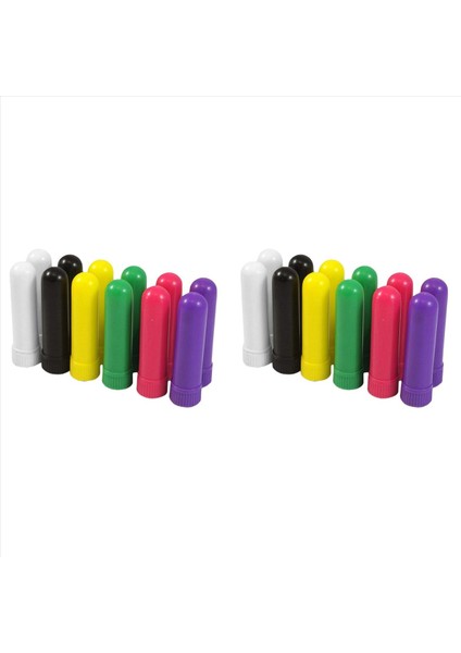 24PCS Yepyeni Aromaterapi Yağı Aromaterapi Boş Burun Inhaler Çubuğu Taşınabilir (Yurt Dışından)