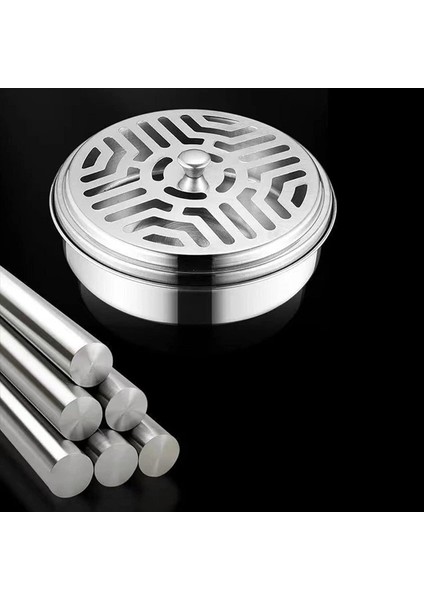 Sivrisinek Bobinleri Için 2x Paslanmaz Çelik Tutucu Fireproof Sivrisinek Spiral Konteyner Taşınabilir Metalik Sivrisinek Tutucu (Yurt Dışından) fiyatları