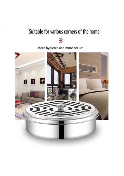 Sivrisinek Bobinleri Için 2x Paslanmaz Çelik Tutucu Fireproof Sivrisinek Spiral Konteyner Taşınabilir Metalik Sivrisinek Tutucu (Yurt Dışından) indirimleri