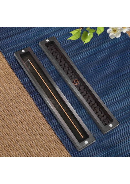 1pcs Siyah Ahşap Tütsü Tutucu Tütsü Tabut Yakıcı Ahşap Tütsü Brülör Kutusu Aromaterapi Sansürü Ev Ofisi Için (Yurt Dışından) fırsatları
