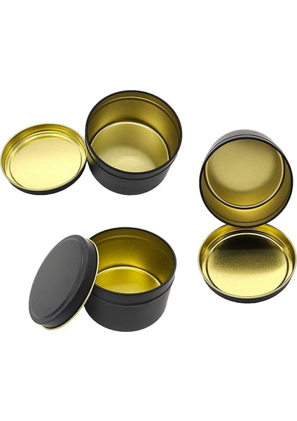 Mum Tenekeleri 72 Parça 4 Oz Metal Mum Kap Mum Sanat ve El Sanatları Kuru Depolama Siyah Yapmak Için (Yurt Dışından) fiyatları