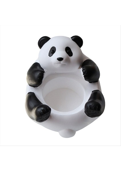 Çay Işık Mum Tutucu Sevimli Panda Tutucu Tutucu Tutucu Takı Tepsisi Dekoratif Ofis Masası Evi Için (Yurt Dışından)