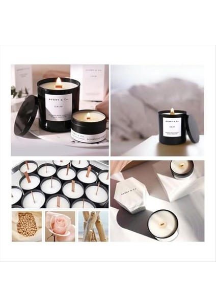 100 Adet 5 1 x 0 5 Inç Ahşap Mum Fitiller Dıy Mum Yapımı Için Demir Standı ile Mum Düzeltici Seti (Yurt Dışından) indirimleri