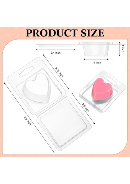 100 Paketi Balmumu Eriyik Kabı 1 3 Oz Balmumu Eriyik Tek Küp Flip Üst Açık Boş Plastik Küp Tepsisi Mumsuz Tart Mumlar Için (Yurt Dışından) fiyatları