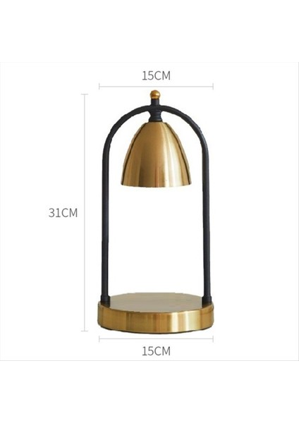 Mum Isıtma Lambası Dimmable Wax Melter Ev Dekoratif Başucu Lambası (Abd Fişi) (Yurt Dışından) fiyatları