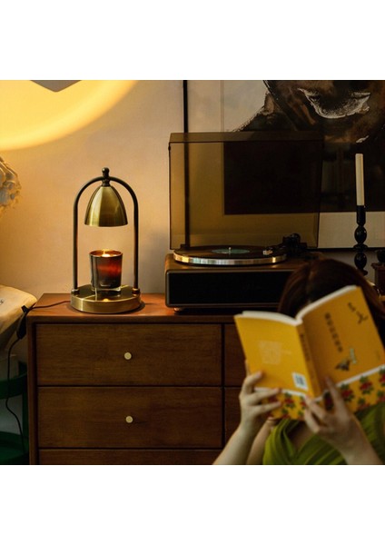 Mum Isıtma Lambası Dimmable Wax Melter Ev Dekoratif Başucu Lambası (Abd Fişi) (Yurt Dışından) fırsatları
