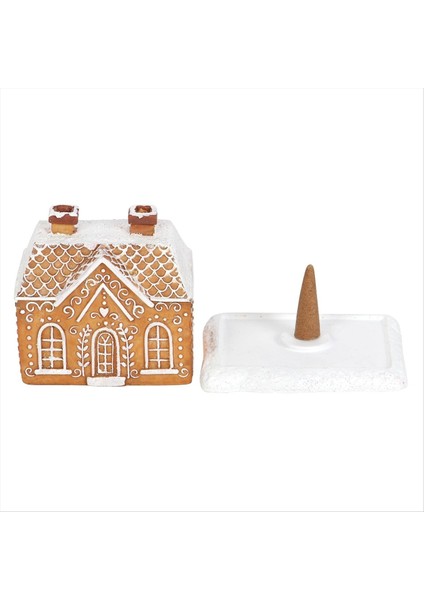 2pcs Zencefilli Ev Tütsü Brülör Reçine Kütük Kabini Tütsü Brülör Noel Tütsü Brülör Ev Baca Süslemeleri (Yurt Dışından) modelleri