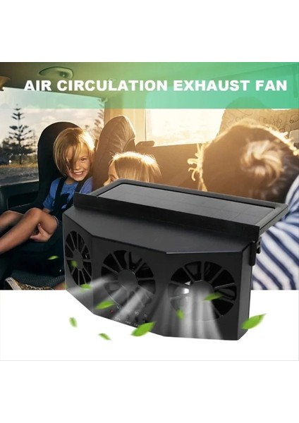 3 Kafa Güneş Araba Soğutma Fanı Elektrikli Araç Hava Soğutucu Şarj Havalandırma Havalandırma Radyatörü Araç Için Ön Koltuk Arıtmacaları (Yurt Dışından) fiyatları