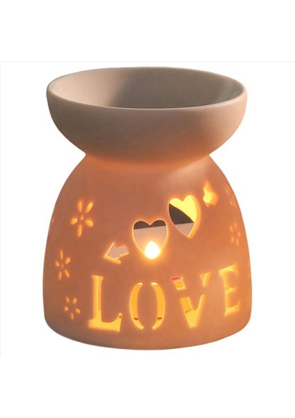 3x Seramik Difüzör Brülör Seramik Yanan Uçucu Yağlar Difüzörler Aromatik Lamba -Love (Yurt Dışından) indirimleri