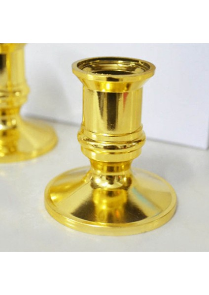 20X Altın Sütun Mum Base Taper Mum Tutucu Şamdan Noel Partisi Dekor (Yurt Dışından) modelleri
