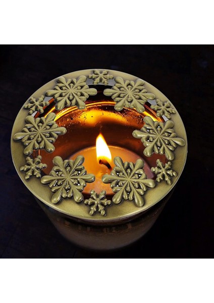 Mum Toppers Kokulu Mumlar Kapağı Kadınlar Için Mum Hediyeleri Kavanoz Mumlarının Eşit Olarak Erimesine Yardımcı Olun Snowflake Gümüş 7 8 cm (Yurt Dışından) fırsatları