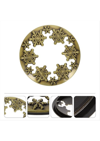 Mum Toppers Kokulu Mumlar Kapağı Kadınlar Için Mum Hediyeleri Kavanoz Mumlarının Eşit Olarak Erimesine Yardımcı Olun Snowflake Gümüş 7 8 cm (Yurt Dışından) indirimleri